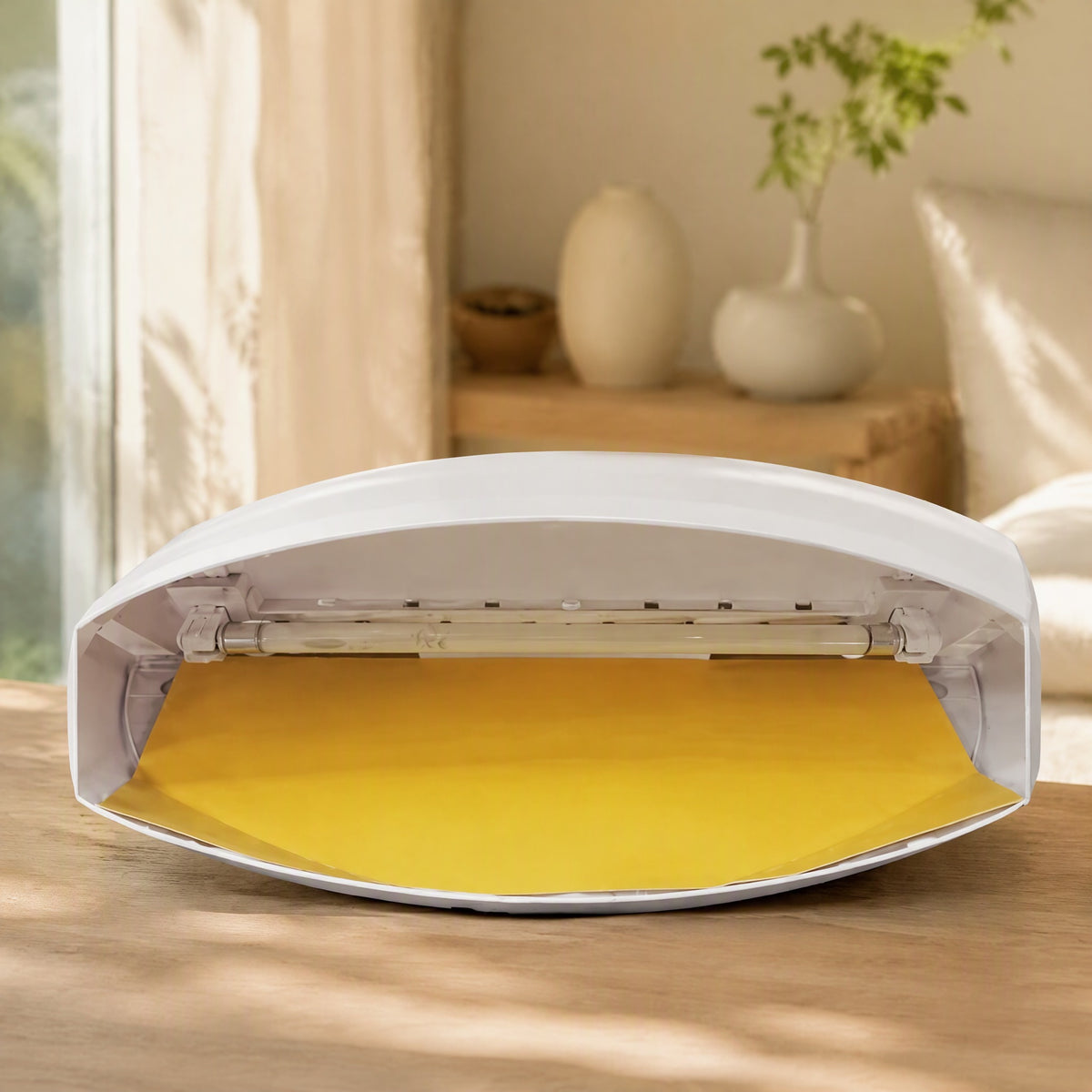 Bugcatch™ Mosquito Killer Lamp Sticky Paper in a calm home setting