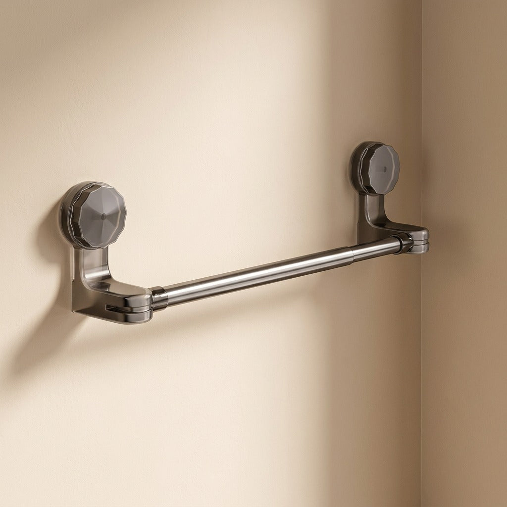Clingdry™ Suction Cup Telescopic Towel Rack