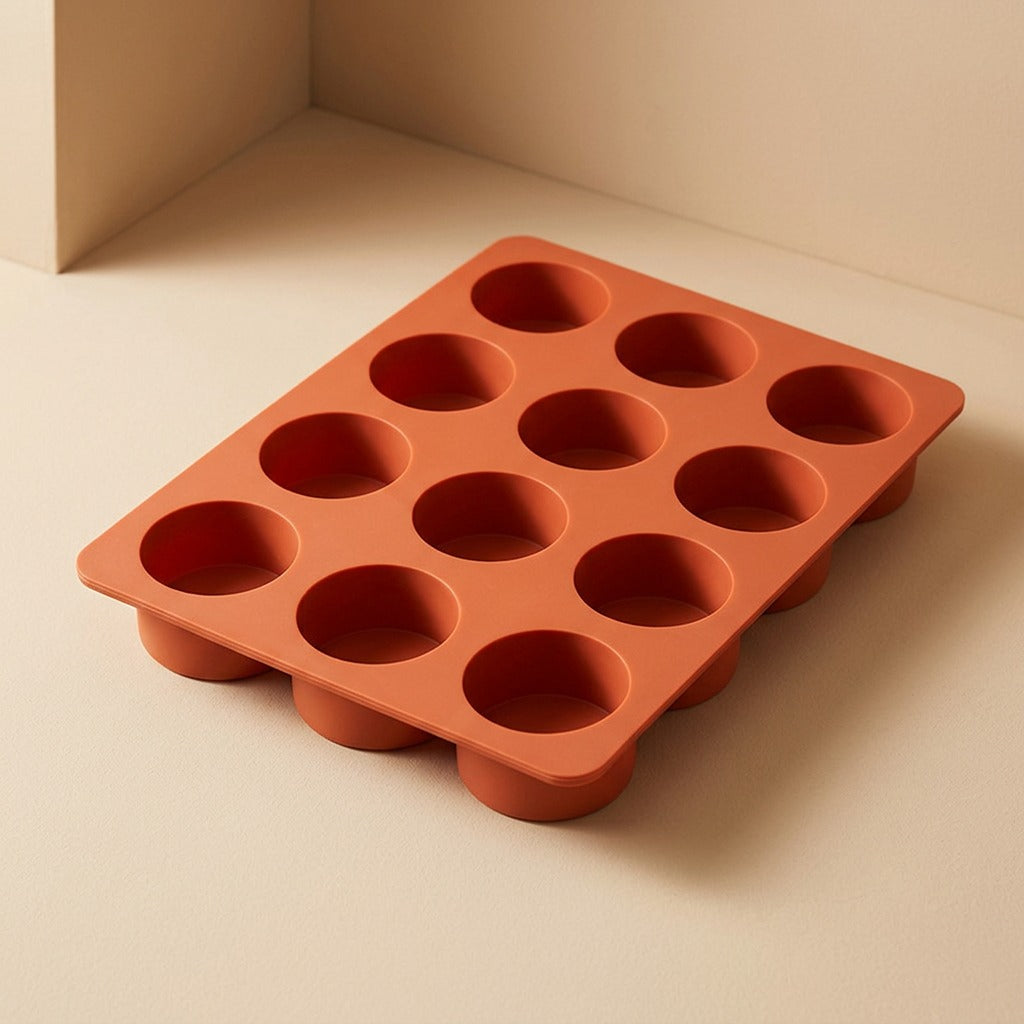 Batchbake™ 12-Count Round Silicone Cake Mold