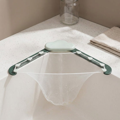 Dripledge™ Plastic Kitchen Sink Drain Rack, styled close view