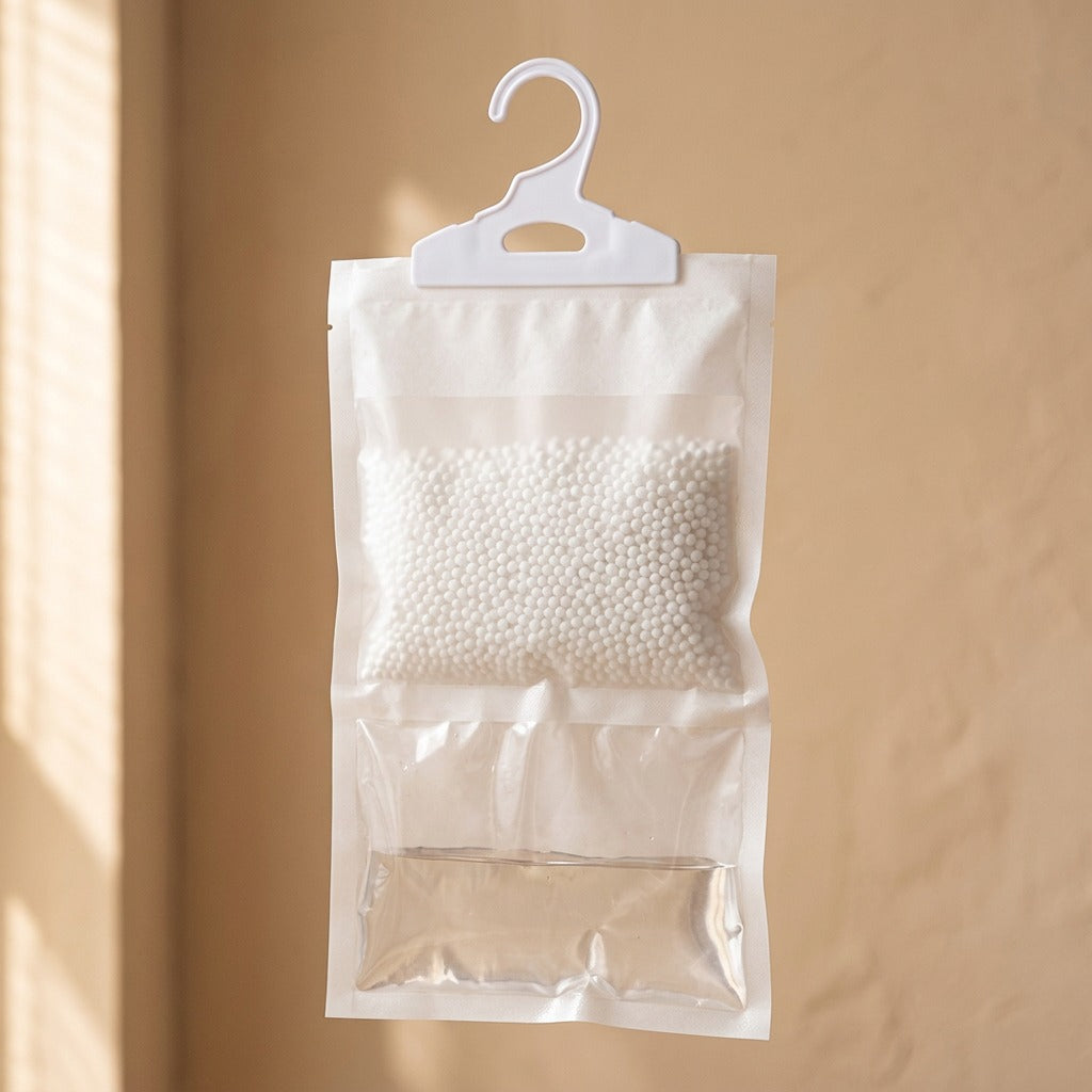 Dryhanger™ Hanging Dehumidifier Bag, material and detail close-up
