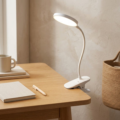 Clipluma™ Clip-On LED Table Lamp, styled close view