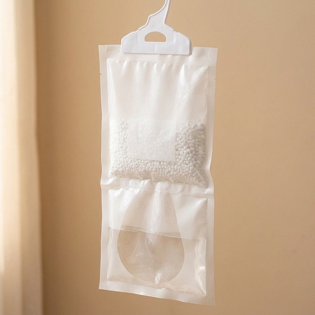 Dewcatch™ 100g Hanging Dehumidification Bag, material and detail close-up