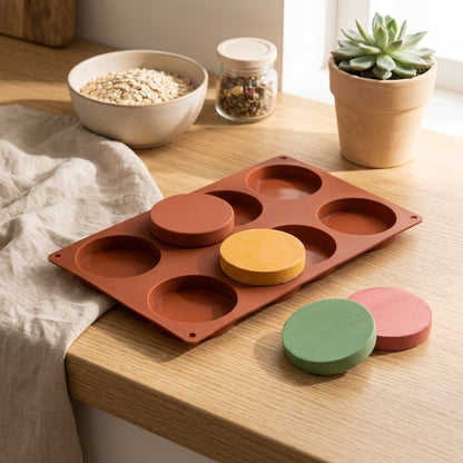 Bendbake™ Silicone Cake Mold With Irregular Shape in a calm home setting