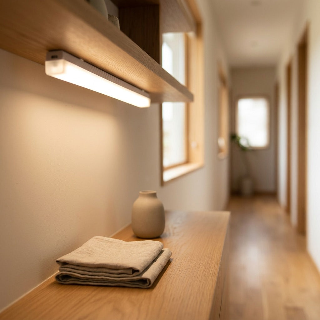 Senseglow™ Human Body Sensor LED Night Light, styled close view