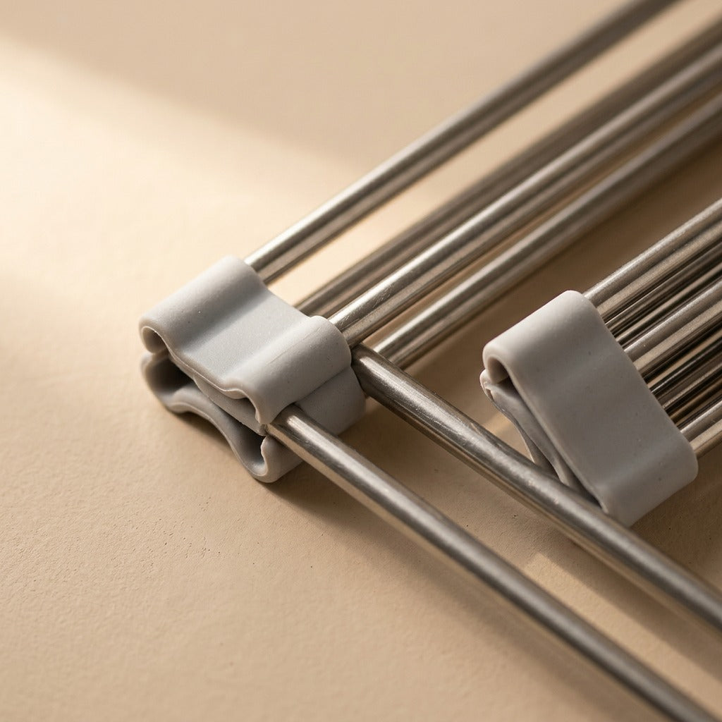 Dishfold™ Foldable Countertop Dish Rack, material and detail close-up