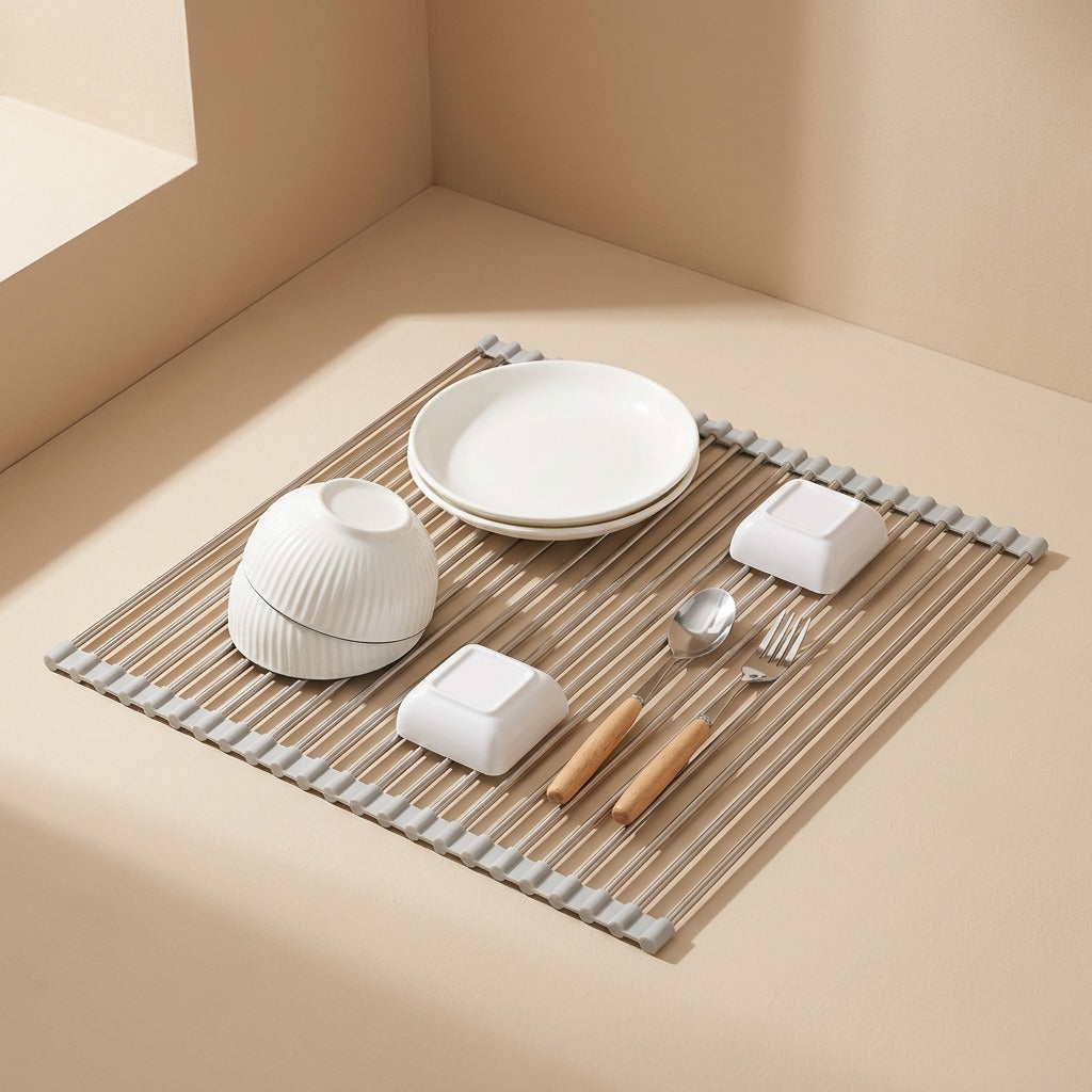 Dishfold™ Foldable Countertop Dish Rack