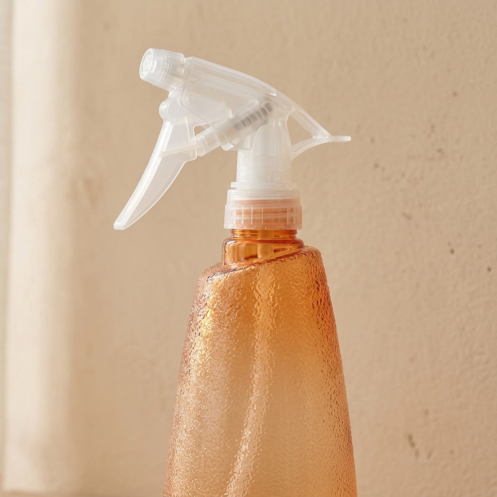 Leafmist™ Plastic Plant Watering Spray Bottle, material and detail close-up