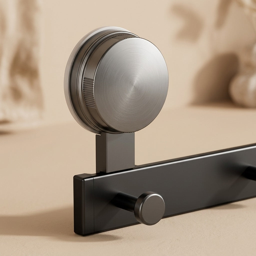 Clingrow™ Suction Cup Multi-Hook Rack, material and detail close-up