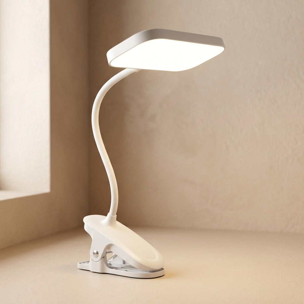 Shadegleam™ Touch LED Table Lamp With Plastic Shade, material and detail close-up