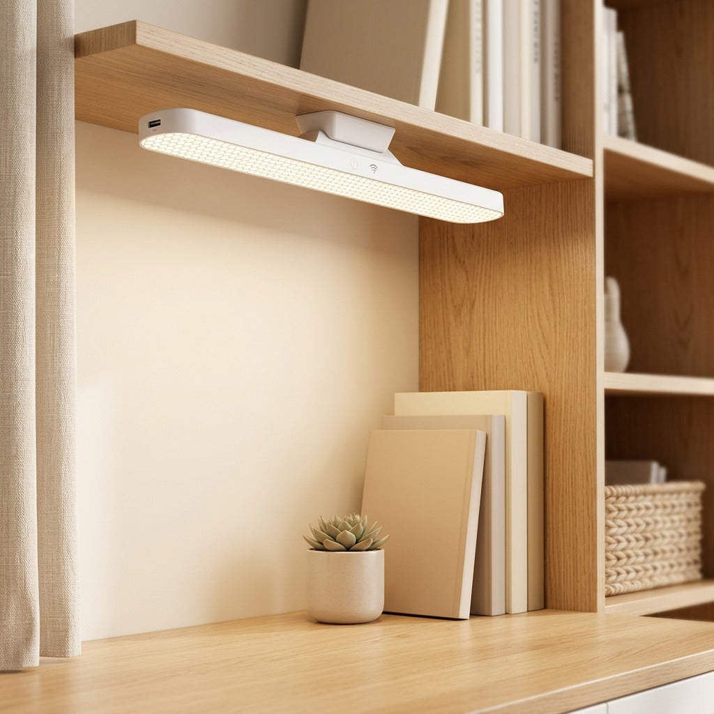 Touchlit™ Magnetic Touch Desk Lamp in a calm home setting