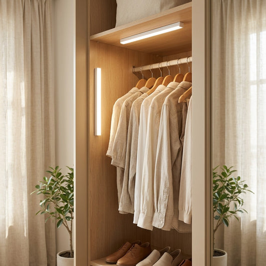 Sensebeam™ Magnetic Human Body Sensor Light in a calm home setting