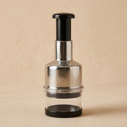 Cloveslice™ Stainless Steel Manual Garlic Cutter, material and detail close-up