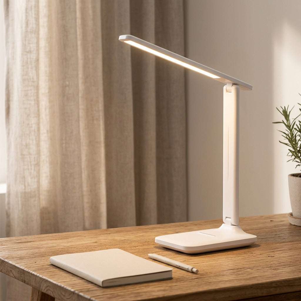 Foldray™ Foldable LED Table Lamp, styled close view