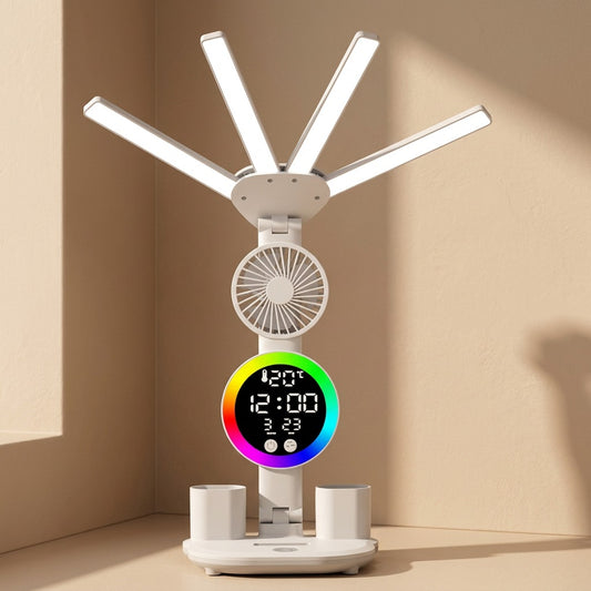 Clockgleam™ Touch USB Table Lamp With Clock