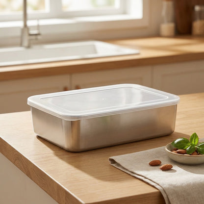 Lunchwell™ 304 Stainless Steel Lunch Box, styled close view