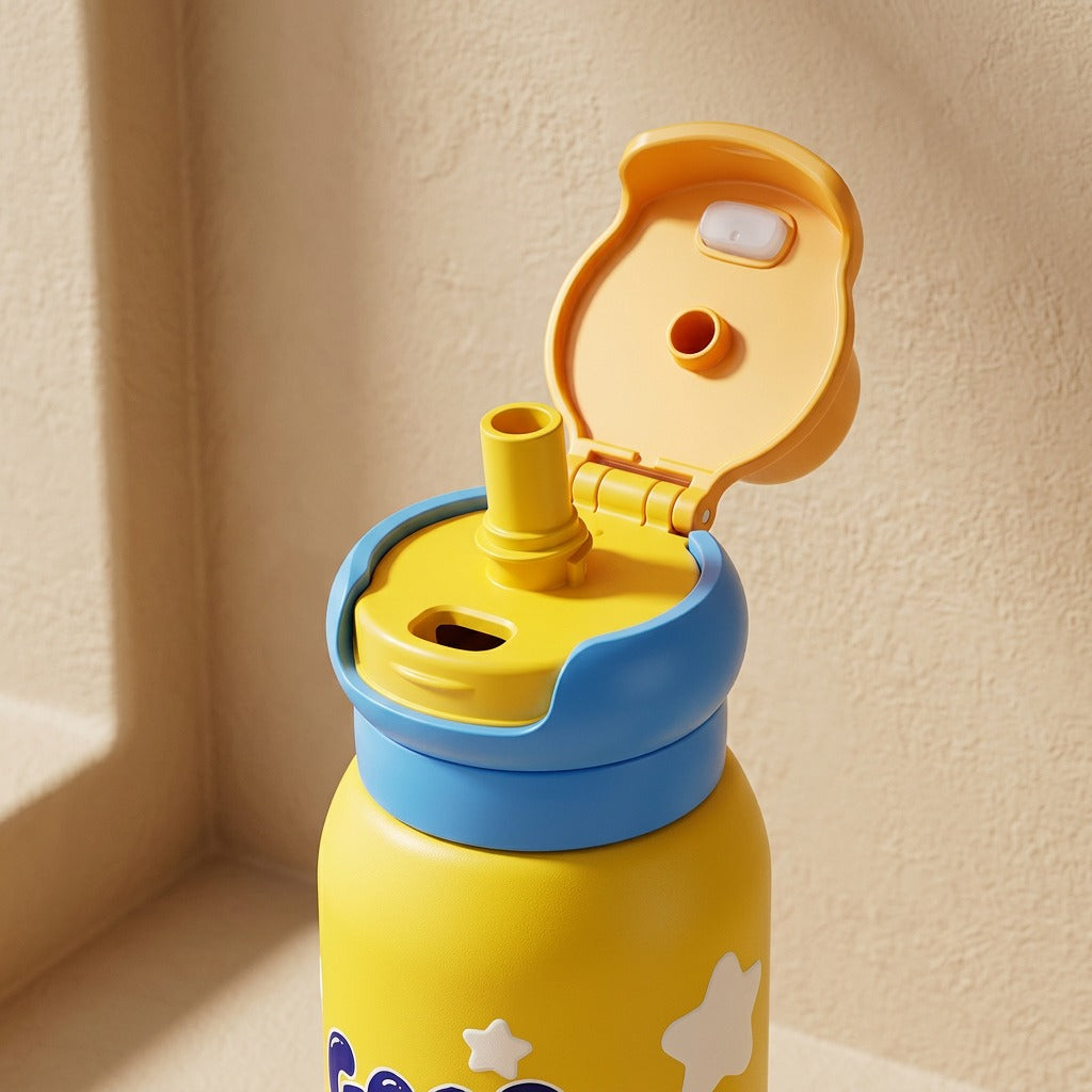 Hydrosip™ 316 Stainless Steel Insulated Water Bottle, material and detail close-up