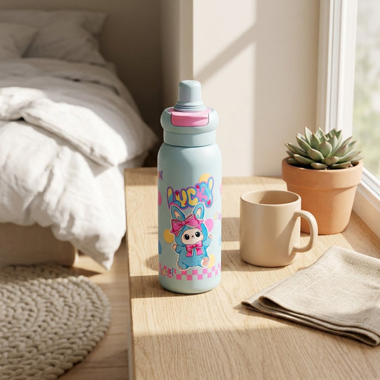Hydrosip™ 316 Stainless Steel Insulated Water Bottle in a calm home setting