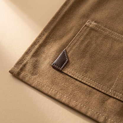 Canvasloom™ Cotton Canvas Apron, material and detail close-up