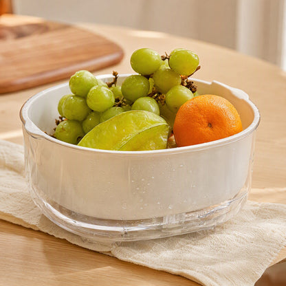 Dripnest™ PET And PP Fruit Drain Basket, styled close view