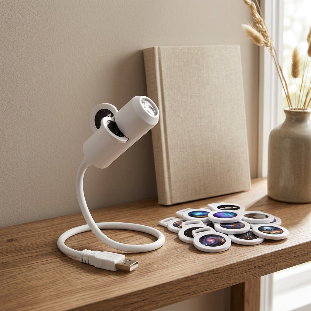 Starcast™ USB Starry Sky Projection Lamp, styled close view