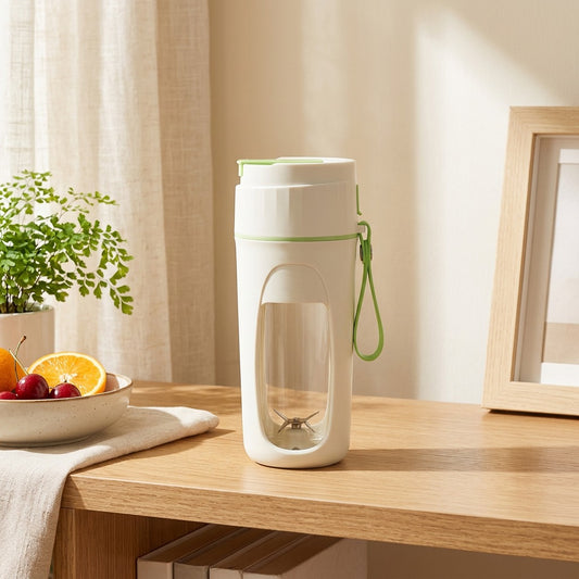 Juicego™ Portable Electric Juice Cup in a calm home setting