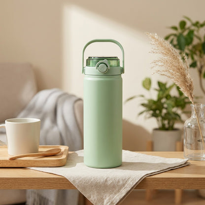 Drinknest™ Stainless Steel Thermos Cup in a calm home setting