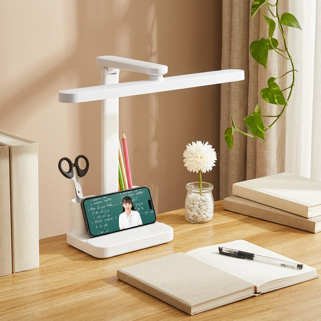 Taplight™ Touch Control PVC Desk Lamp in a calm home setting