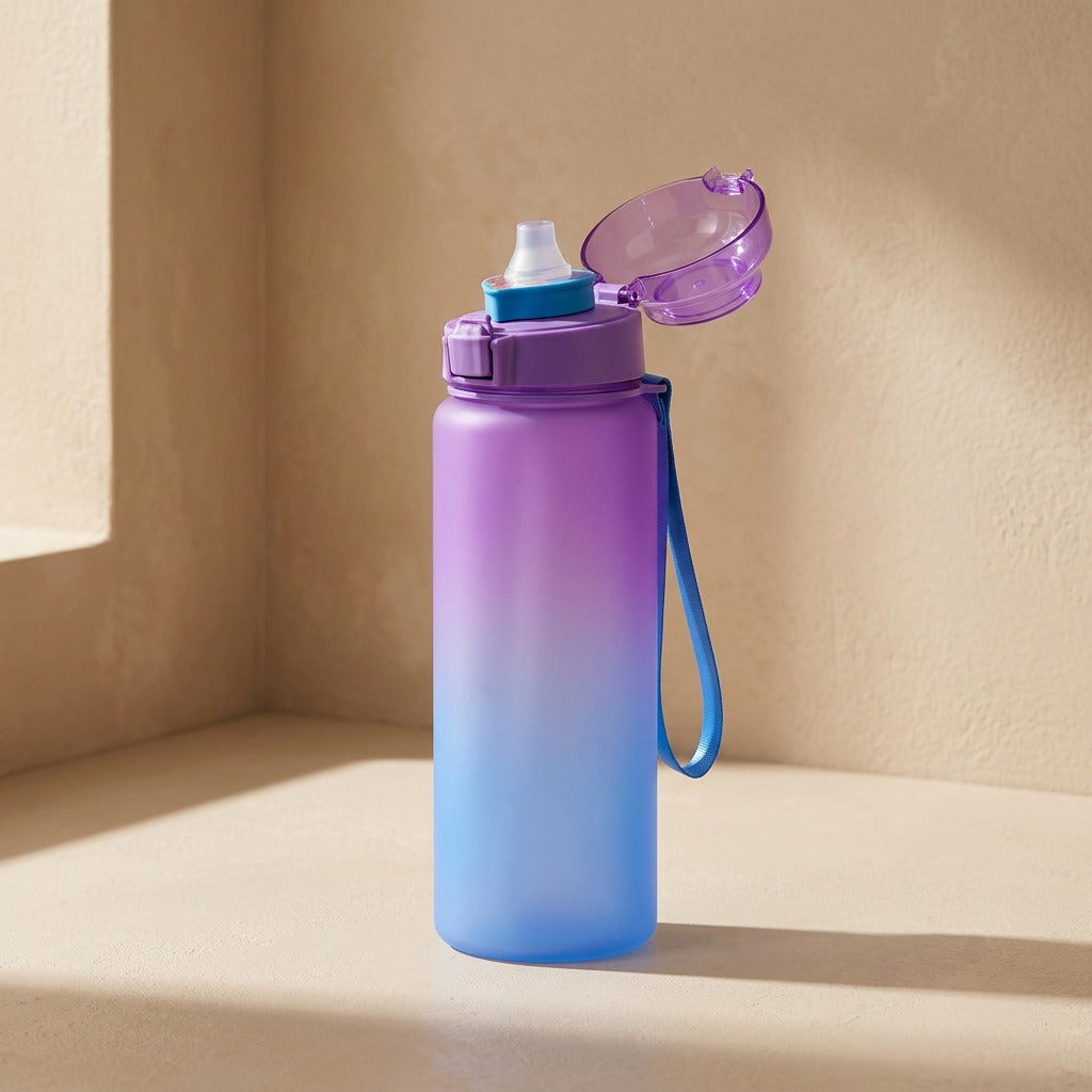 Sipfade™ Gradient Straw Sports Water Bottle