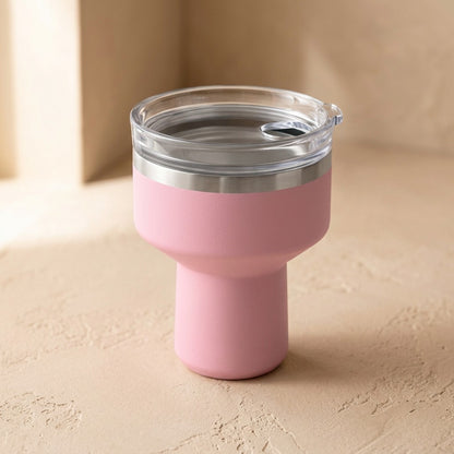 Warmhold™ 16oz Stainless Steel Coffee Cup, material and detail close-up