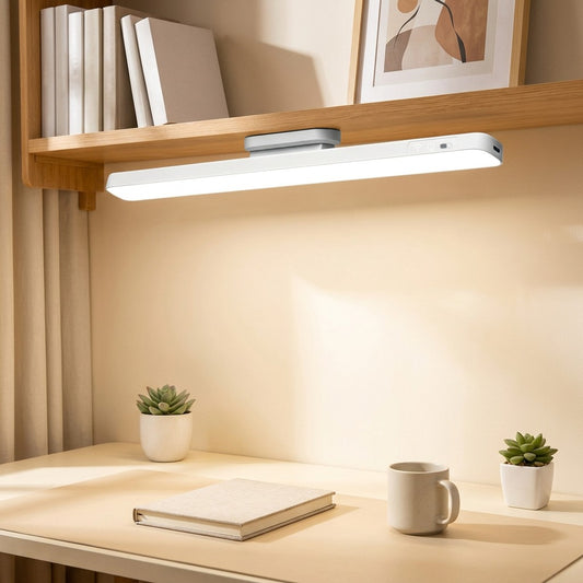 Snapbeam™ 42CM Magnetic LED Desk Lamp in a calm home setting