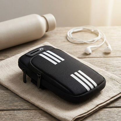 Neopocket™ Neoprene Phone Arm Bag, styled close view