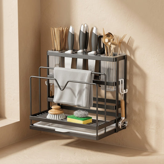 Stackstead™ Carbon Steel Kitchen Storage Rack