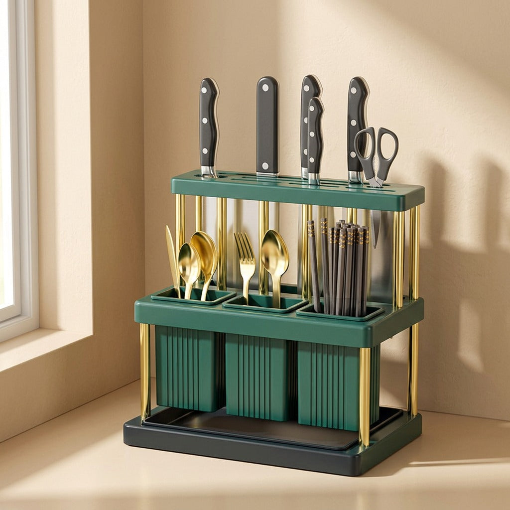 Panperch™ Stainless Steel Kitchen Storage Rack