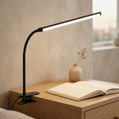 Clipnova™ USB Clip Table Lamp, styled close view