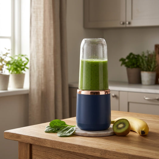 Cupcharge™ Rechargeable Portable Juicer Cup, styled close view