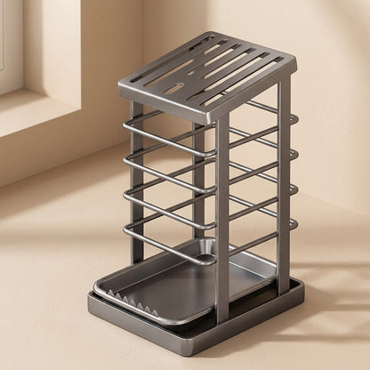 Bladebay™ Carbon Steel Kitchen Knife Holder, material and detail close-up