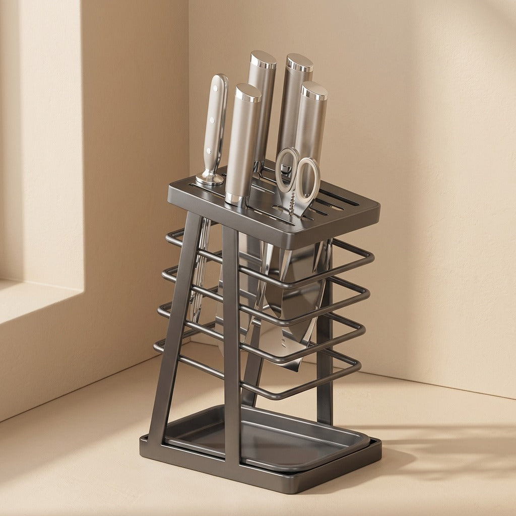 Bladebay™ Carbon Steel Kitchen Knife Holder
