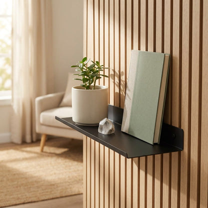 Rackstore™ Carbon Steel Wall-Mounted Storage Rack, styled close view