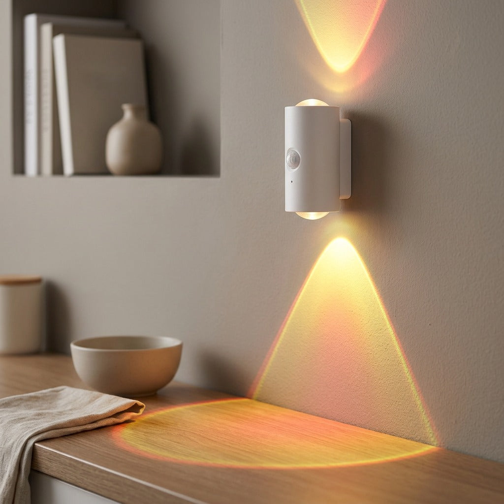 Remoteglow™ Remote-Controlled Rechargeable Cabinet Light, styled close view