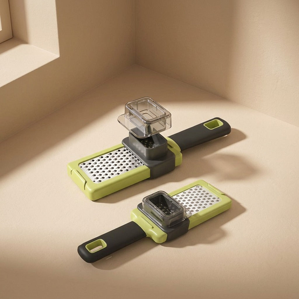 Cloveease™ Green Plastic Manual Garlic Press