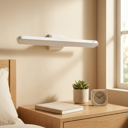 Bedglimmer™ Rechargeable Touch Bedside Wall Lamp in a calm home setting