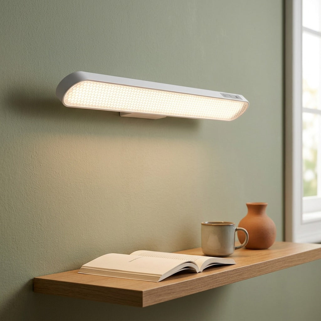 Bedglimmer™ Rechargeable Touch Bedside Wall Lamp, styled close view