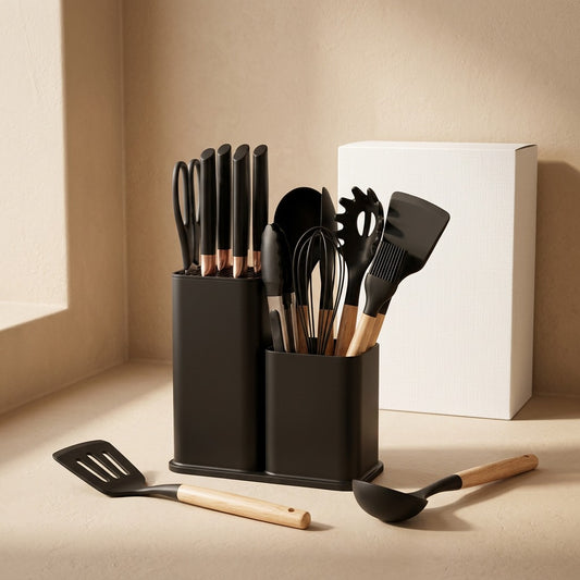 Cookstack™ 19-Piece Silicone Kitchenware Set
