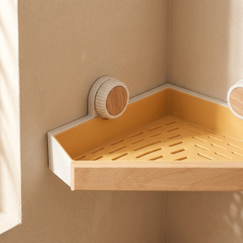 Wallstow™ Plastic Wall-Mounted Storage Rack, material and detail close-up