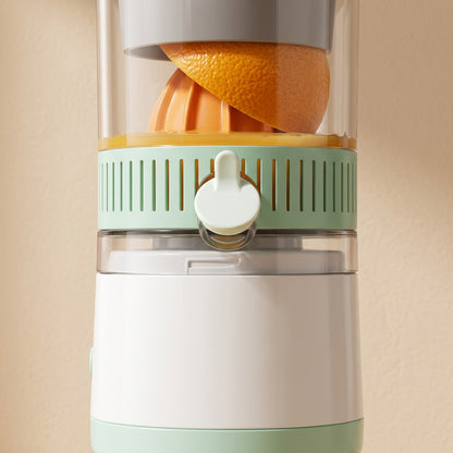 Leafwhip™ Green And White Portable Juicer Cup, material and detail close-up