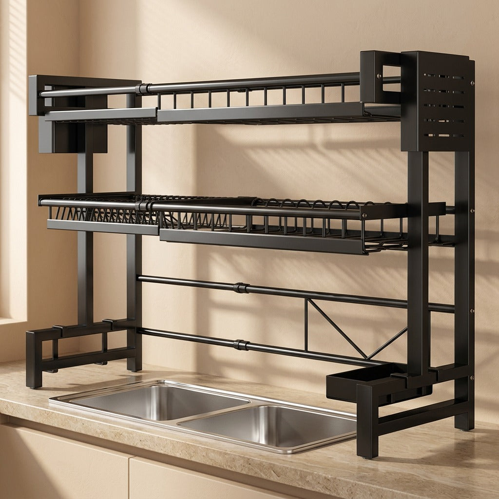 Driprail™ Carbon Steel Kitchen Sink Dish Rack