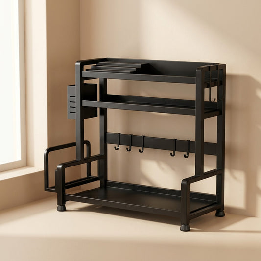 Seasonrack™ Carbon Steel Countertop Spice Rack