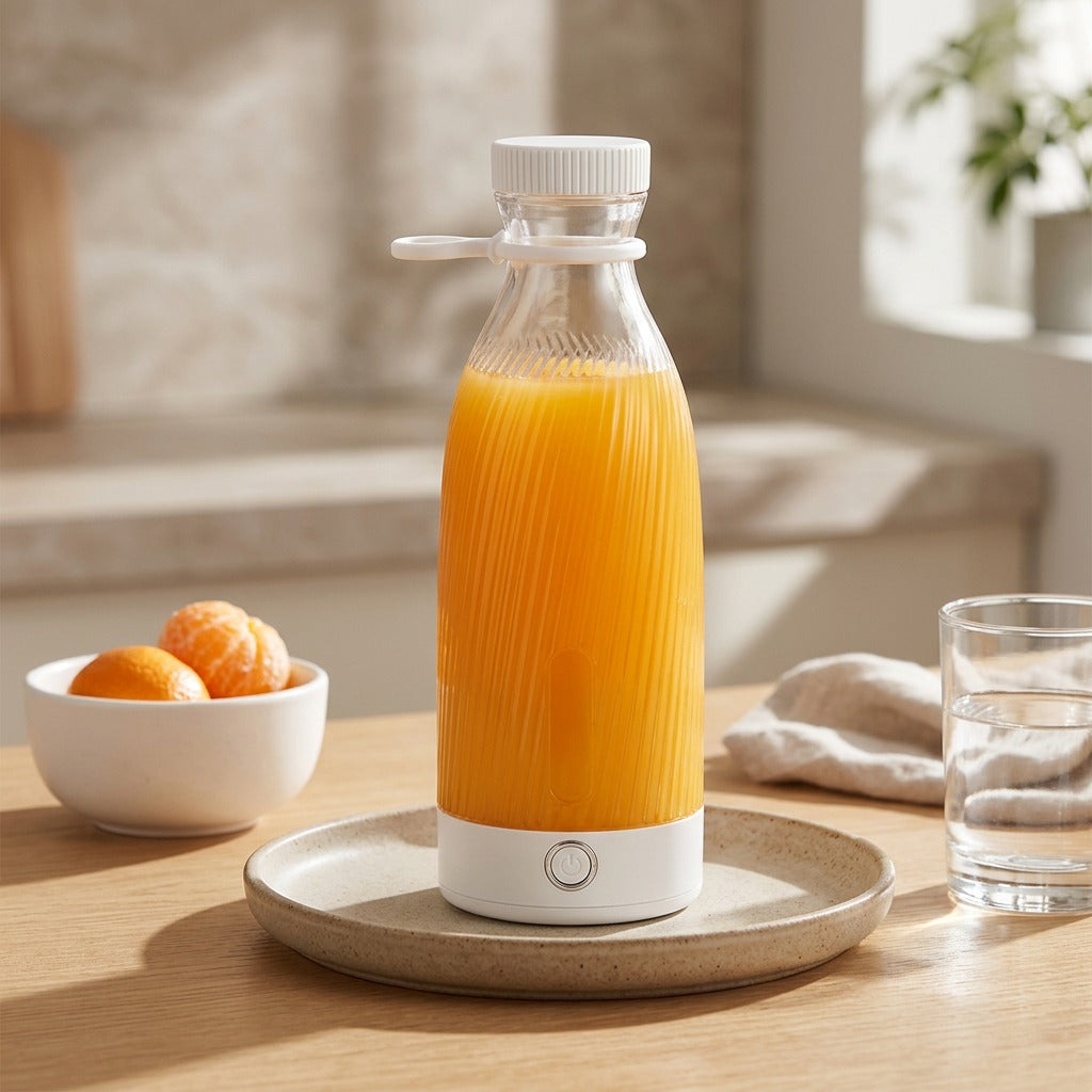 Roamsip™ Rechargeable Portable Juice Machine, styled close view