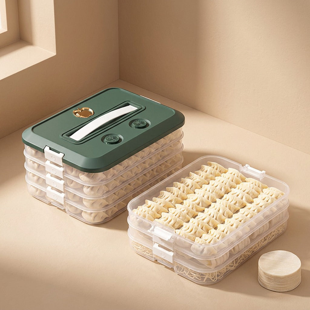 Doughkeeper™ PP Dumpling Storage Box